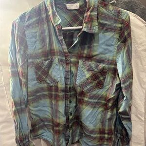 Maurices Multicolor Plaid Shirt